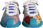 Dolce & Gabbana Multicolor Patchwork Lage Sneakers Multicolor Dames - Thumbnail 2
