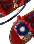Dolce & Gabbana Multicolor Pom Bont Wrap Sandalen Multicolor Dames - Thumbnail 7