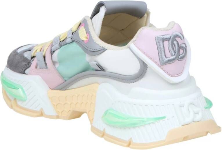 Dolce & Gabbana Multicolor Stof Suede Sneakers Multicolor Dames