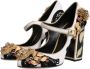 Dolce & Gabbana Multicolor Wol Leren Hoge Hakken Pumps Multicolor Dames - Thumbnail 3