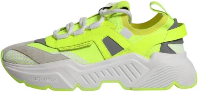 Dolce & Gabbana Neon Gele Sneakers