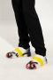 Dolce & Gabbana Kleurrijke Leren Sneakers Met Lakdecoratie - Thumbnail 5