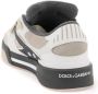 Dolce & Gabbana New Roma Skate sneaker van kalfsleer met kalfssuède details - Thumbnail 14
