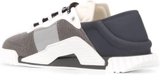 Dolce & Gabbana NS1 Grijze en Off White Sneakers Gray Heren