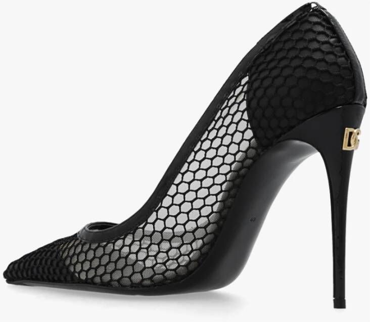 Dolce & Gabbana Openwork stiletto pumps Zwart Dames