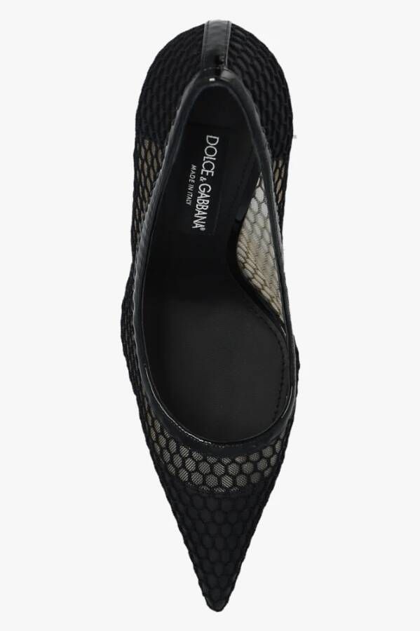 Dolce & Gabbana Openwork stiletto pumps Zwart Dames