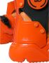 Dolce & Gabbana Oranje Multi Panel High Top Sneakers Orange Heren - Thumbnail 15