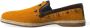 Dolce & Gabbana Oranje Studded Linnen Leren Loafers Orange Heren - Thumbnail 10