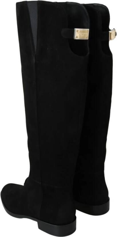 Dolce & Gabbana Over-knee Boots Black Dames