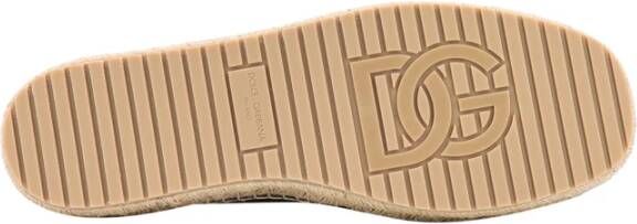 Dolce & Gabbana Overgeverfde katoenen espadrilles