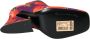 Dolce & Gabbana Paarse Bloemen Jersey Enkellaars Schoenen Multicolor Dames - Thumbnail 6