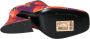 Dolce & Gabbana Paarse Bloemen Jersey Enkellaars Schoenen Multicolor Dames - Thumbnail 14