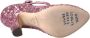 Dolce & Gabbana Roze Sequin Mary Jane Hoge Hakken Pink Dames - Thumbnail 14
