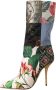 Dolce & Gabbana Patchwork Print Hoge Hakken Laarzen Multicolor Dames - Thumbnail 5