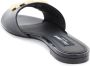 Dolce & Gabbana Patentleren Slides met DG Logo Black Dames - Thumbnail 3