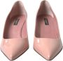 Dolce & Gabbana Pink Patent Stiletto Pumps Luxe Statement Stuk Pink Dames - Thumbnail 11