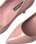 Dolce & Gabbana Pink Patent Stiletto Pumps Luxe Statement Stuk Pink Dames - Thumbnail 13
