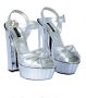 Dolce & Gabbana Plateau Sandalen met 16 cm Hak Gray Dames - Thumbnail 2