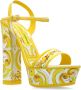 Dolce & Gabbana Plateau sandalen Yellow Dames - Thumbnail 4