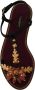 Dolce & Gabbana Elegante platte sandalen met kristalversiering Black Dames - Thumbnail 7