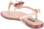 Dolce & Gabbana Stijlvolle platte sandalen voor vrouwen Pink Dames - Thumbnail 4