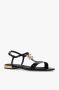 Dolce & Gabbana Glanzende Bianca Sandalen Black Dames - Thumbnail 5