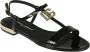 Dolce & Gabbana Glanzende Bianca Sandalen Black Dames - Thumbnail 7