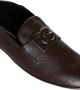 Dolce & Gabbana Platte Schoenen DG Driver Stijl Brown Heren - Thumbnail 9