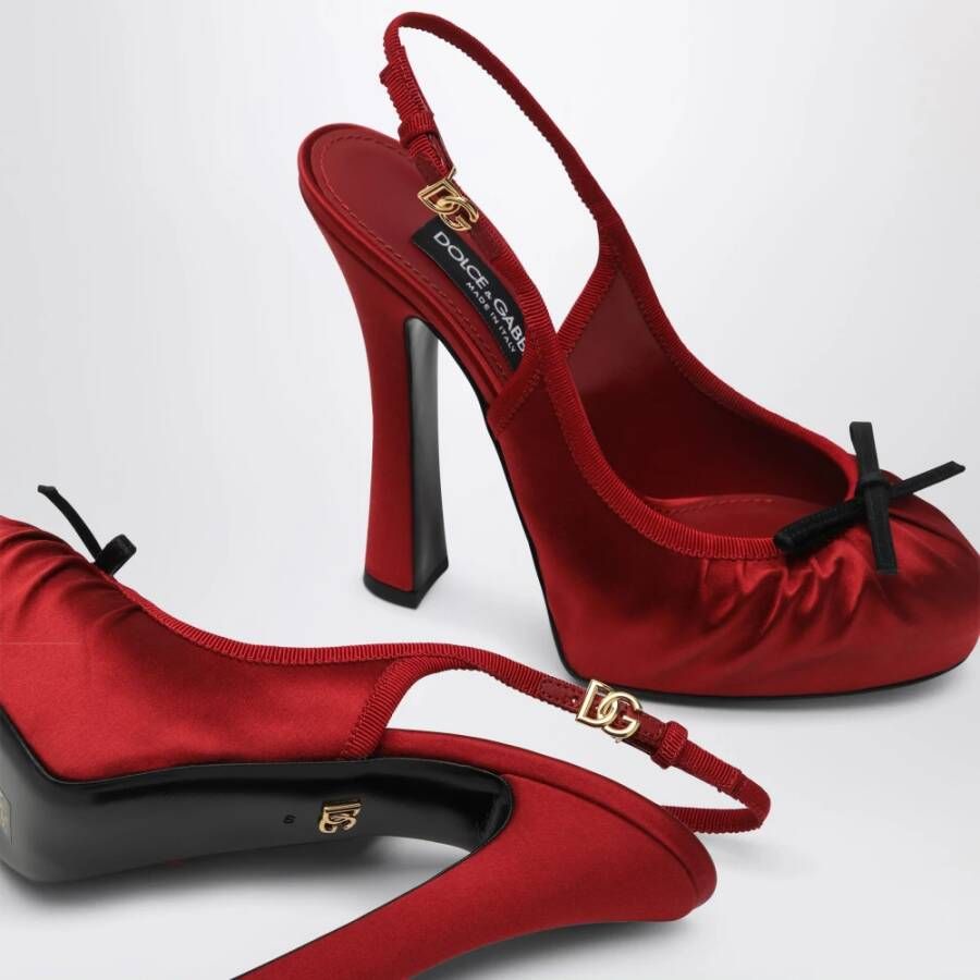 Dolce & Gabbana Platte schoenen met katoenmix