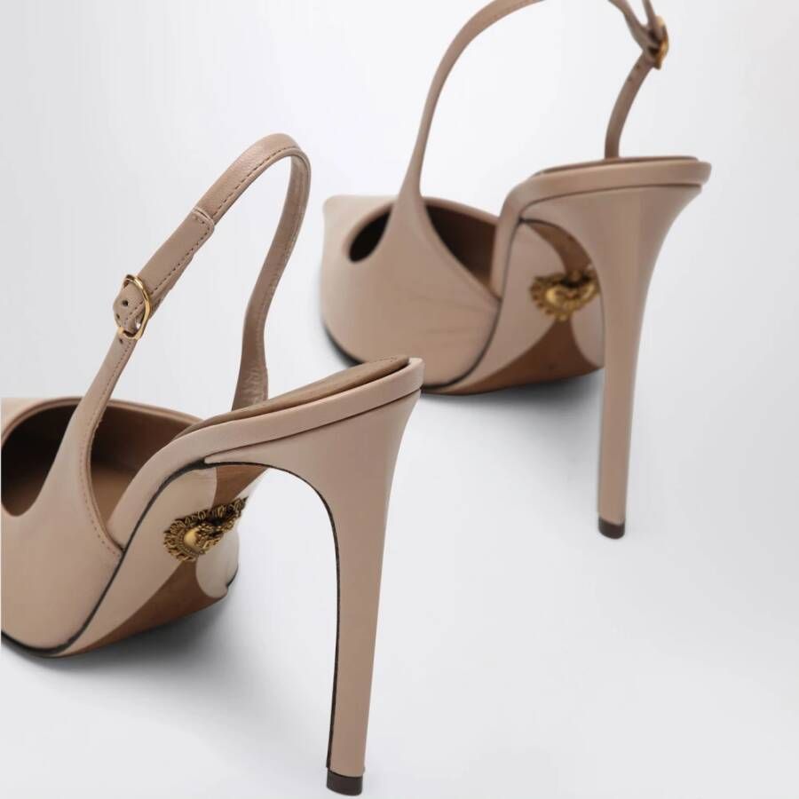 Dolce & Gabbana Poeder Platte Schoenen Slingback