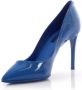 Dolce & Gabbana Budapest-geïnspireerde Leren Pumps Blue Dames - Thumbnail 2