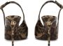 Dolce & Gabbana Luipaardprint Slingback Pumps Bruin Multicolor Dames - Thumbnail 4
