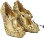 Dolce & Gabbana Gouden Bloemen Kristal Versierde Pumps Yellow Dames - Thumbnail 23