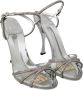 Dolce & Gabbana Zilveren Kristallen Enkelband Sandalen Gray Dames - Thumbnail 5