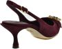 Dolce & Gabbana Bourgondische Pumps van Hoge Kwaliteit Purple Dames - Thumbnail 3