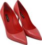 Dolce & Gabbana Donkerroze Patentleren Hakken Pumps Pink Dames - Thumbnail 5