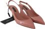 Dolce & Gabbana Patent Leather Slingback Pumps Shoes Roze Dames - Thumbnail 5