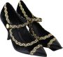 Dolce & Gabbana Luxe Velvet Mary Janes Pumps Black Dames - Thumbnail 2