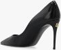 Dolce & Gabbana Zwarte Pumps van Lakleer met Gouden Logo Plaque Black Dames - Thumbnail 5