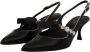 Dolce & Gabbana Black Patent Leather Crystal Slingbacks Shoes Zwart Dames - Thumbnail 7