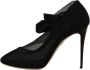 Dolce & Gabbana Elegante Zwarte Hakken Black Dames - Thumbnail 6