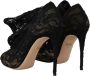 Dolce & Gabbana Luxe Zwarte Stretch Soklaarzen Black Dames - Thumbnail 4