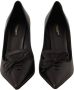 Dolce & Gabbana Zwarte Leren Puntige Stiletto Hakken Pumps Schoenen Black Dames - Thumbnail 7