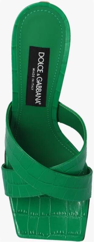 Dolce & Gabbana Pop mules Groen Dames