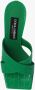 Dolce & Gabbana Chunky Sneakers Zerba Verde Leer Green Dames - Thumbnail 10