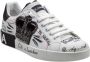 Dolce & Gabbana Portofino Leren Sneakers met Borduurwerk Multicolor Heren - Thumbnail 2