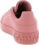 Dolce & Gabbana Portofino Leren Sneakers Pink Dames - Thumbnail 10