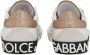 Dolce & Gabbana Witte Zwarte en Goudkleurige Portofino Lage Sneakers White Dames - Thumbnail 9