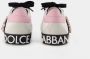 Dolce & Gabbana Portofino Sneakers Made in Italy 100% Leer Multicolor Dames - Thumbnail 3