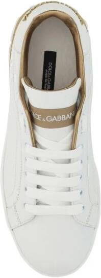 Dolce & Gabbana Portofino Sneakers met Geborduurd Logo